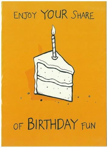 Children's Birthday Card - Share Of Birthday Fun