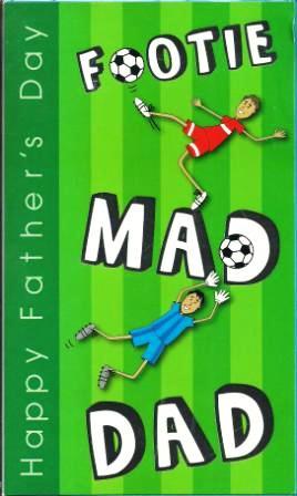 Father's Day Card - Mad About Footie