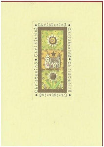 Christening Card - Sunflowers Church