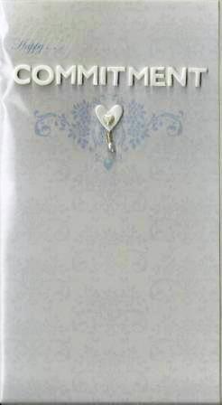 Commitment / Civil Partnership Card - Heart