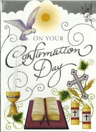 Confirmation Day Card - Holy Bible