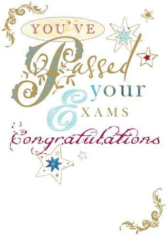 Congratulations Card - Exams - Exam Congratulations