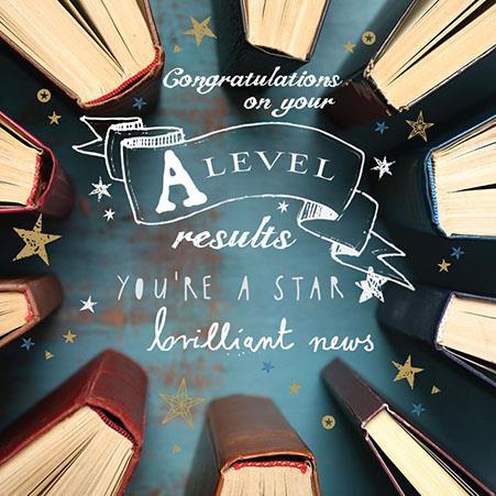 Congratulations Card - Exams A Level - Circle Of Books