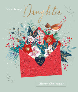Christmas Card - Daughter - Lovely Christmas
