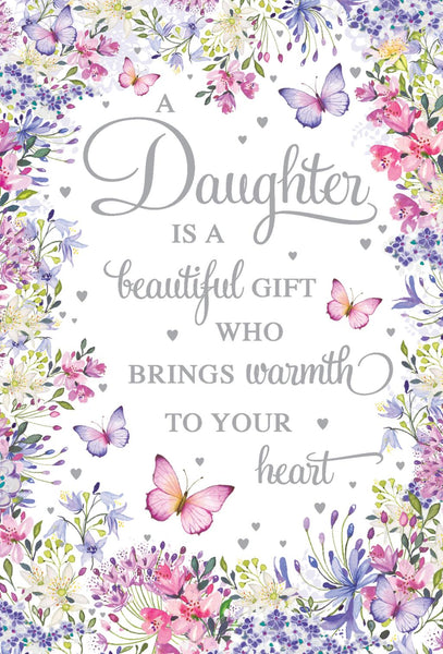 Daughter Birthday - Butterfly Border