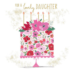Daughter Birthday - Floral Cake