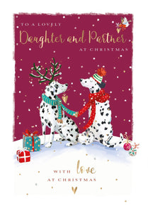 Christmas Card - Daughter and Partner - Paw-Fect Christmas