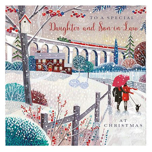 Christmas Card - Daughter and Son-in-Law - The Santa Express
