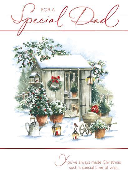Christmas Card - Dad - Garden Shed