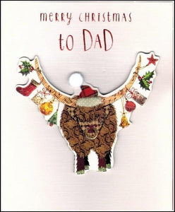 Christmas Card - Dad - Christmas Deer