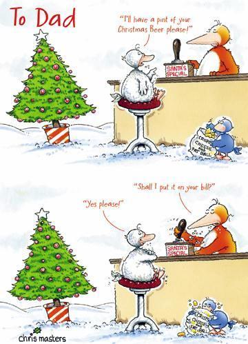 Christmas Card - Dad - Put It On Your Bill