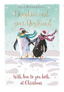 Christmas Card - Daughter and Boyfriend - A Merry Dance