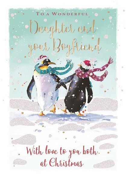Christmas Card - Daughter and Boyfriend - A Merry Dance