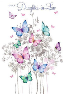 Daughter-in-Law Birthday - Dusky Butterflies