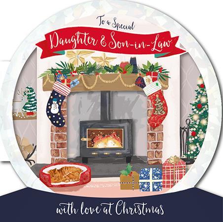 Christmas Card - Daughter and Son-in-Law - Christmas Home