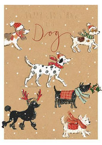 Christmas Card - To the Dog - Christmas Walkies
