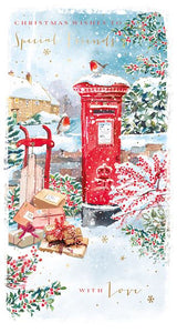 Christmas Card - Special Friends - Festive Postbox