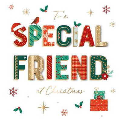 Christmas Card - Special Friend - Special Friend