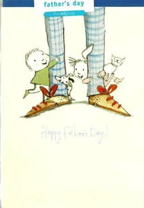 Father's Day Card - Blue, Bertie, Hatty & Rose