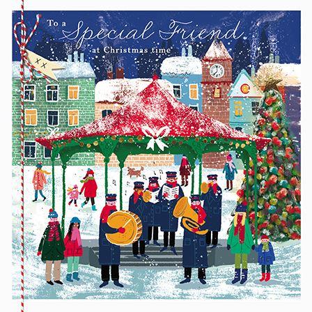 Christmas Card - Special Friend - Bandstand