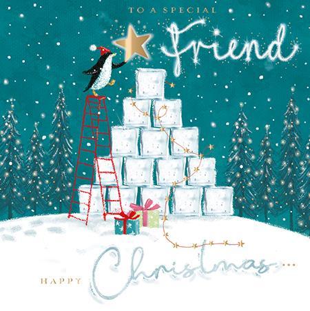 Christmas Card - Special Friend - A Star For The Tree