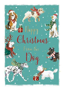 Christmas Card - From The Dog - Pawfect Christmas