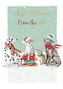Christmas Card - From The Dog - Paw-Fect Christmas