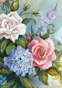 Blank Card - Summer Flowers From The Garden