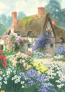 The Great British Card Company Blank Card - Thatched Cottages