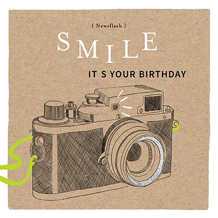 Birthday Card - Smile It's Your Birthday