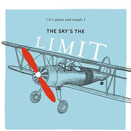 Birthday Card - The Sky's The Limit