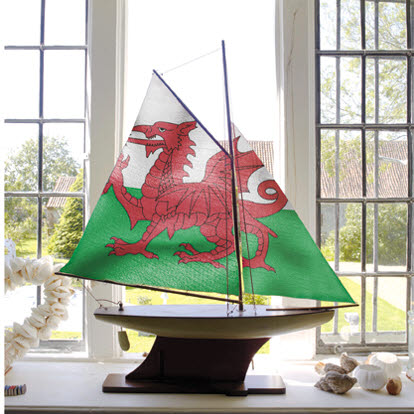 Father's Day Card - Welsh Yacht