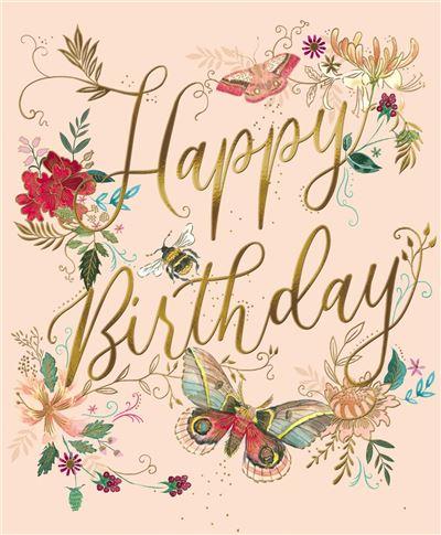 Birthday Card - Birthday Butterflies