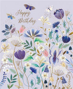 Birthday Card - Magical Wildflowers