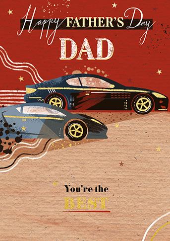 The Great British Card Company Father's Day Card - You're Top Of The Line