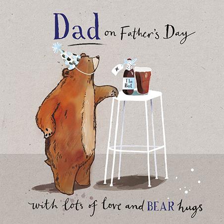 The Great British Card Company Father's Day Card - Bear's Bear