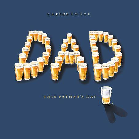 The Great British Card Company Father's Day Card - Cheers