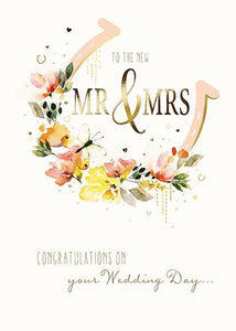 Wedding Card - The New Mr & Mrs