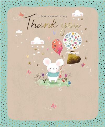 Thank You Card - Thanks Mousekins