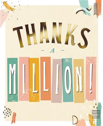 Thank You Card - Thanks A Million
