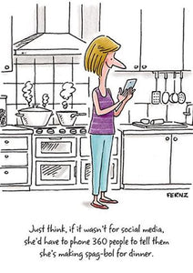 Humour Card - Social Media Spag-Bol