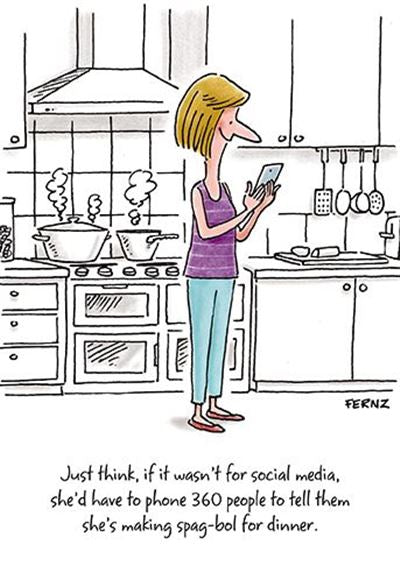 Humour Card - Social Media Spag-Bol