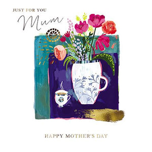 Mother's Day Card - Spring Flowers from The Great British Card Company,  Mother's day cards in France, Cartes de voeux Fete des Meres, English cards in France