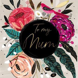 Mother's Day Card - Flower Florrie Colourful Peonies