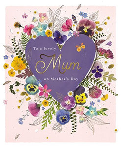 Mother's Day Card - Wildflower Heart