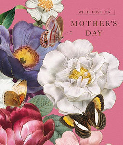 The Great British Card Company Mother's Day Card - Flower & Butterfly