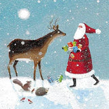 Christmas Cards - 16 Luxury Cards - Santa's Friends