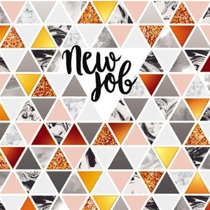 New Job Card - Geometric Pattern