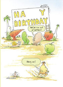Humour Card - Ha**Y Birthday