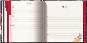 Carnet d'adresses et d'anniversaire Une année dans le jardin - Abeilles et papillons